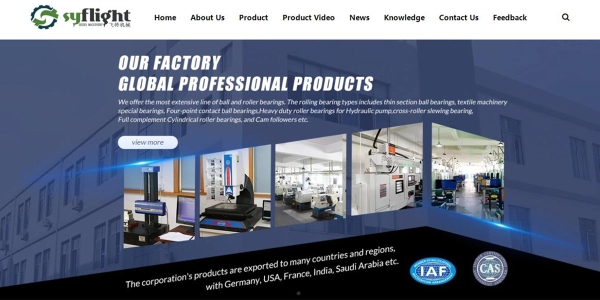 軸承制造行業(yè)外貿(mào)網(wǎng)站建設(shè)